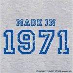 T-shirt Made in 1971