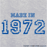 T-shirt Made in 1972